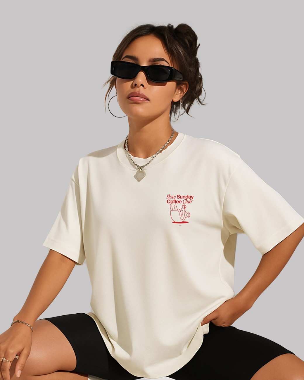 Slow Sunday Club Unisex Oversized t-shirt